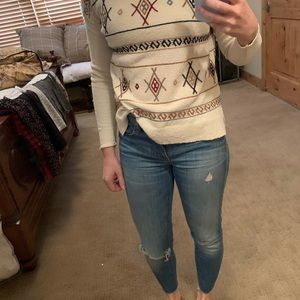 Cute tribal print sweater from Madewell